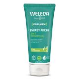 Weleda For Men Energy Fresh 3in1 Gel de duș pentru bărbați 200 ml