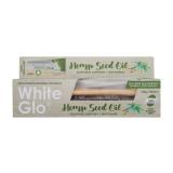 White Glo Hemp Seed Oil Pastă de dinți Set