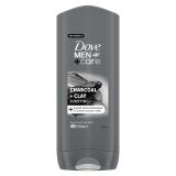 Dove Men + Care Charcoal + Clay Gel de duș pentru bărbați 400 ml