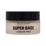 Makeup Revolution London Superbase Vitamin Base Primer Bază de machiaj pentru femei 25 ml Cutie cu defect