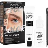 L'Oréal Paris Brow Color Semi-Permanent Eyebrow Tint Colorare pentru femei 1 buc Nuanţă 6.0 Light Brunette