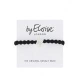 By Eloise London Silver Bling Diamanté Bolt Black
