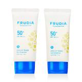 Frudia Ultra UV Shield Sun Essence SPF50+ Pentru ten 2x50 g