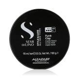 ALFAPARF MILANO Semi Di Lino Style & Care Funk Clay Stilizare și modelare pentru femei 90 ml