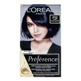 L'Oréal Paris Préférence Féria Vopsea de păr pentru femei 60 ml Nuanţă P12 Blue Black Pearl