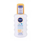 Nivea Sun Kids Protect & Sensitive Sun Spray SPF50+ Pentru corp pentru copii 200 ml