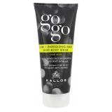 Kallos Cosmetics Gogo 2 in 1 Energizing Hair And Body Wash Gel de duș pentru bărbați 200 ml