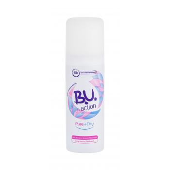 B.U. In Action Pure+Dry Deodorant pentru femei 50 ml