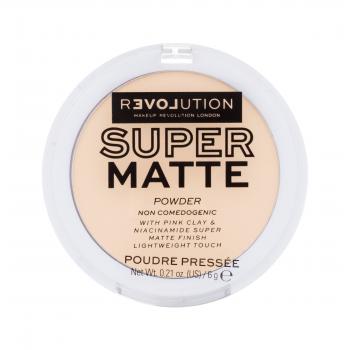 Revolution Relove Super Matte Powder Pudră pentru femei 6 g Nuanţă Translucent