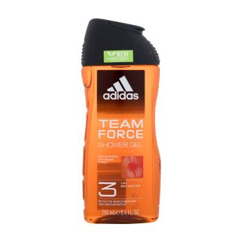 Adidas Team Force Shower Gel 3-In-1 New Cleaner Formula