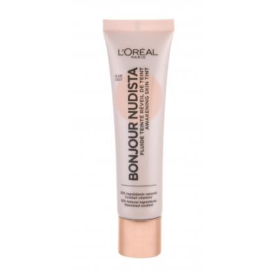 L'Oréal Paris Wake Up & Glow Bonjour Nudista Cremă BB pentru femei 30 ml Nuanţă Light