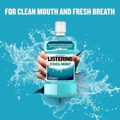 Listerine Cool Mint Mouthwash Apă de gură 500 ml