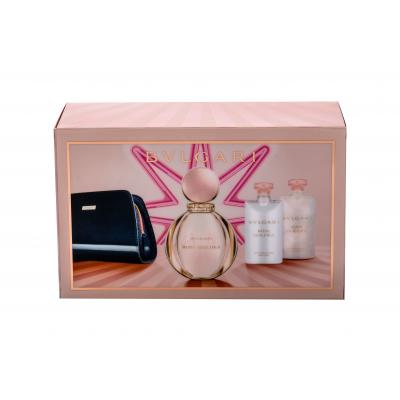 Bvlgari Rose Goldea Set cadou EDP 90 ml + Lapte de corp 75 ml + Gel de dus 75 ml + Borseta cosmetice
