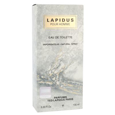 Ted Lapidus Lapidus Pour Homme Apă de toaletă pentru bărbați 100 ml Cutie cu defect