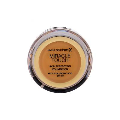 Max Factor Miracle Touch Skin Perfecting SPF30 Fond de ten pentru femei 11,5 g Nuanţă 085 Caramel