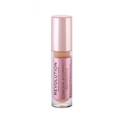 Makeup Revolution London Conceal & Correct Anticearcăn pentru femei 4 g Nuanţă Peach