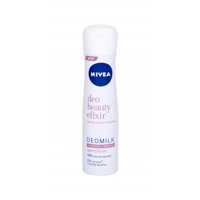 Nivea Deo Beauty Elixir Deomilk Sensitive Antiperspirant pentru femei 150 ml