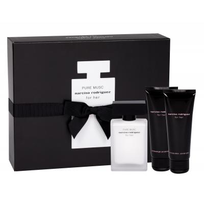 Narciso Rodriguez For Her Pure Musc Set cadou apa de parfum 50 ml + gel de dus 75 ml + lotiune de corp 75 ml