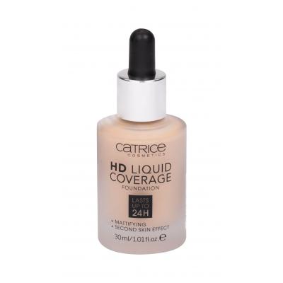 Catrice HD Liquid Coverage 24H Fond de ten pentru femei 30 ml Nuanţă 020 Rose Beige