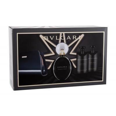 Bvlgari Goldea The Roman Night Set cadou edp 75 ml + Gel de dus 75 ml + lapte de corp 75 ml + geanta de cosmetice