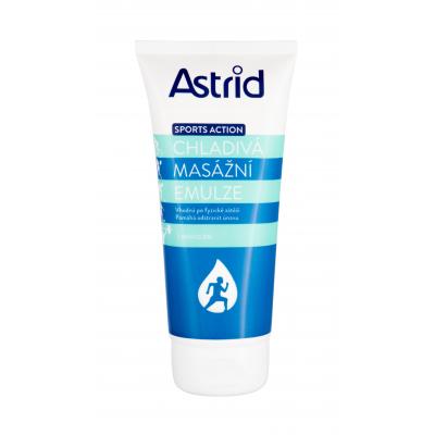 Astrid Sports Action Cooling Massage Emulsion Produse de masaj pentru femei 200 ml