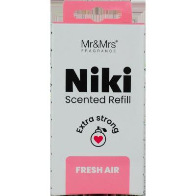 Mr&amp;Mrs Fragrance Niki Refill Fresh Air Parfumuri de mașină Rezerva 1 buc