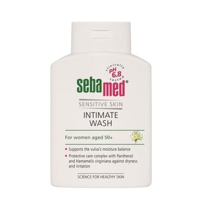 SebaMed Sensitive Skin Intimate Wash Age 50+ Igiena intimă pentru femei 200 ml