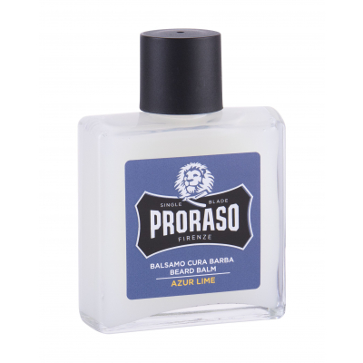 PRORASO Azur Lime Beard Balm Balsam pentru barbă pentru bărbați 100 ml