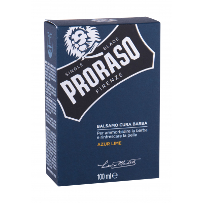 PRORASO Azur Lime Beard Balm Balsam pentru barbă pentru bărbați 100 ml