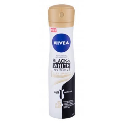 Nivea Black & White Invisible Silky Smooth 48h Antiperspirant pentru femei 150 ml