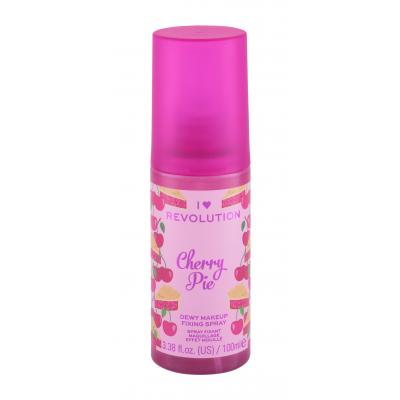 Makeup Revolution London I Heart Revolution Fixing Spray Cherry Pie Spray fixator pentru femei 100 ml