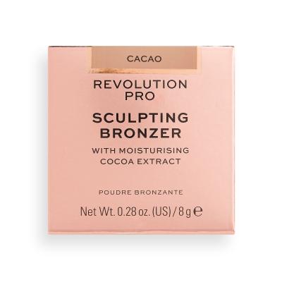 Revolution Pro Sculpting Bronzer Bronzante pentru femei 8 g Nuanţă Cacao
