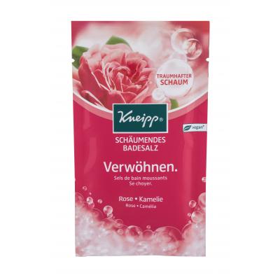 Kneipp Bubbling Mineral Bath Salt Pamper Rose & Camellia Sare de baie pentru femei 80 g