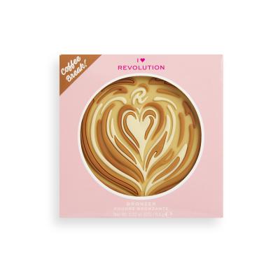 I Heart Revolution Tasty Coffee Bronzante pentru femei 6,5 g Nuanţă Latte