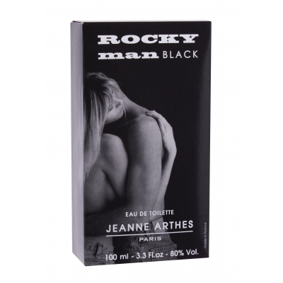 Jeanne Arthes Rocky Man Black Apă de toaletă pentru bărbați 100 ml
