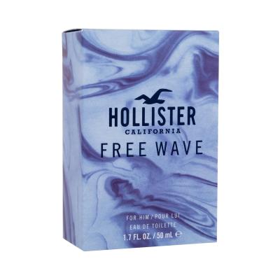 Hollister Free Wave Apă de toaletă pentru bărbați 50 ml