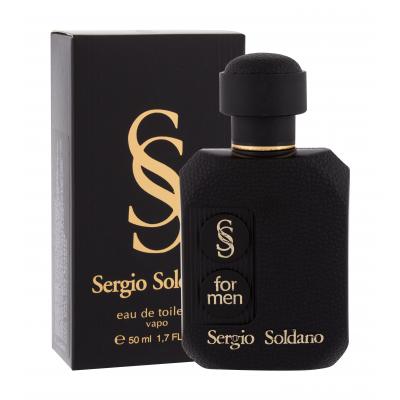 Sergio Soldano Black Apă de toaletă pentru bărbați 50 ml