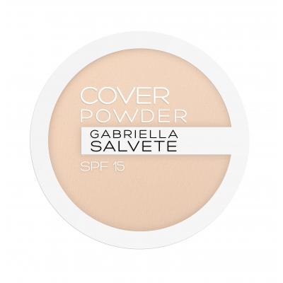 Gabriella Salvete Cover Powder SPF15 Pudră pentru femei 9 g Nuanţă 01 Ivory