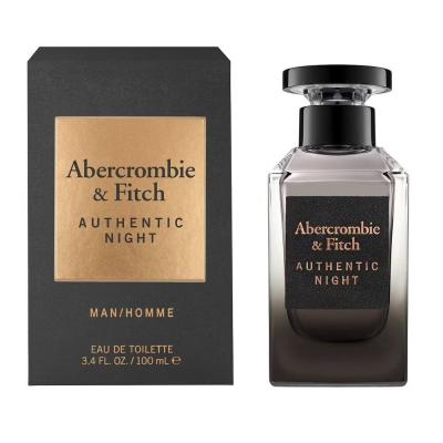 Abercrombie &amp; Fitch Authentic Night Apă de toaletă pentru bărbați 100 ml