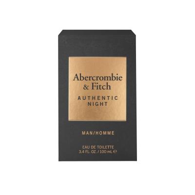 Abercrombie &amp; Fitch Authentic Night Apă de toaletă pentru bărbați 100 ml