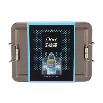 Dove Men + Care Clean Comfort Set cadou gel de duș Men + Care Clean Comfort 2 x 55 ml + antiperspirant Men + Care Clean Comfort 75 ml + cutie de carton