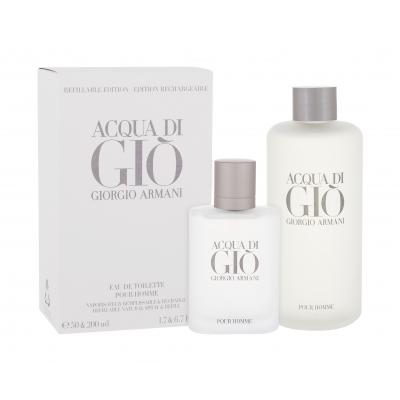 Giorgio Armani Acqua di Giò Pour Homme Set cadou edt 50 ml + edt rezerva 200 ml
