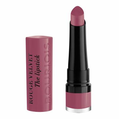 BOURJOIS Paris Rouge Velvet The Lipstick Ruj de buze pentru femei 2,4 g Nuanţă 19 Place Des Roses