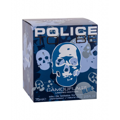 Police To Be Camouflage Blue Apă de toaletă pentru bărbați 75 ml