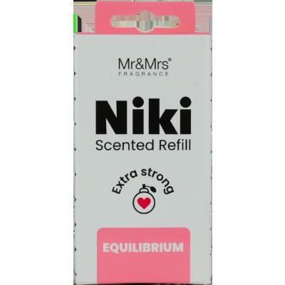 Mr&amp;Mrs Fragrance Niki Refill Equilibrium Parfumuri de mașină Rezerva 1 buc