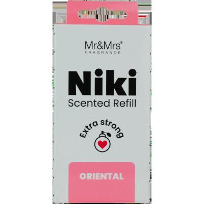 Mr&amp;Mrs Fragrance Niki Refill Oriental Parfumuri de mașină Rezerva 1 buc