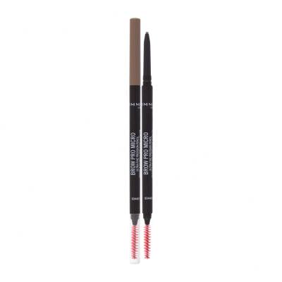 Rimmel London Brow Pro Micro Creion pentru femei 0,09 g Nuanţă 001 Blonde
