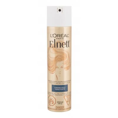 L'Oréal Paris Elnett Strong Hold Micro-Diffusion Fixativ de păr pentru femei 250 ml