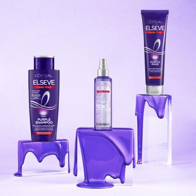 L&#039;Oréal Paris Elseve Color-Vive Purple Mask Mască de păr pentru femei 150 ml