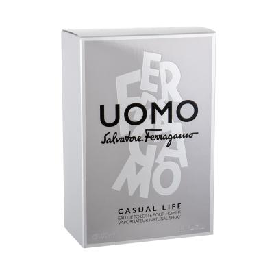 Ferragamo Uomo Casual Life Apă de toaletă pentru bărbați 100 ml Cutie cu defect